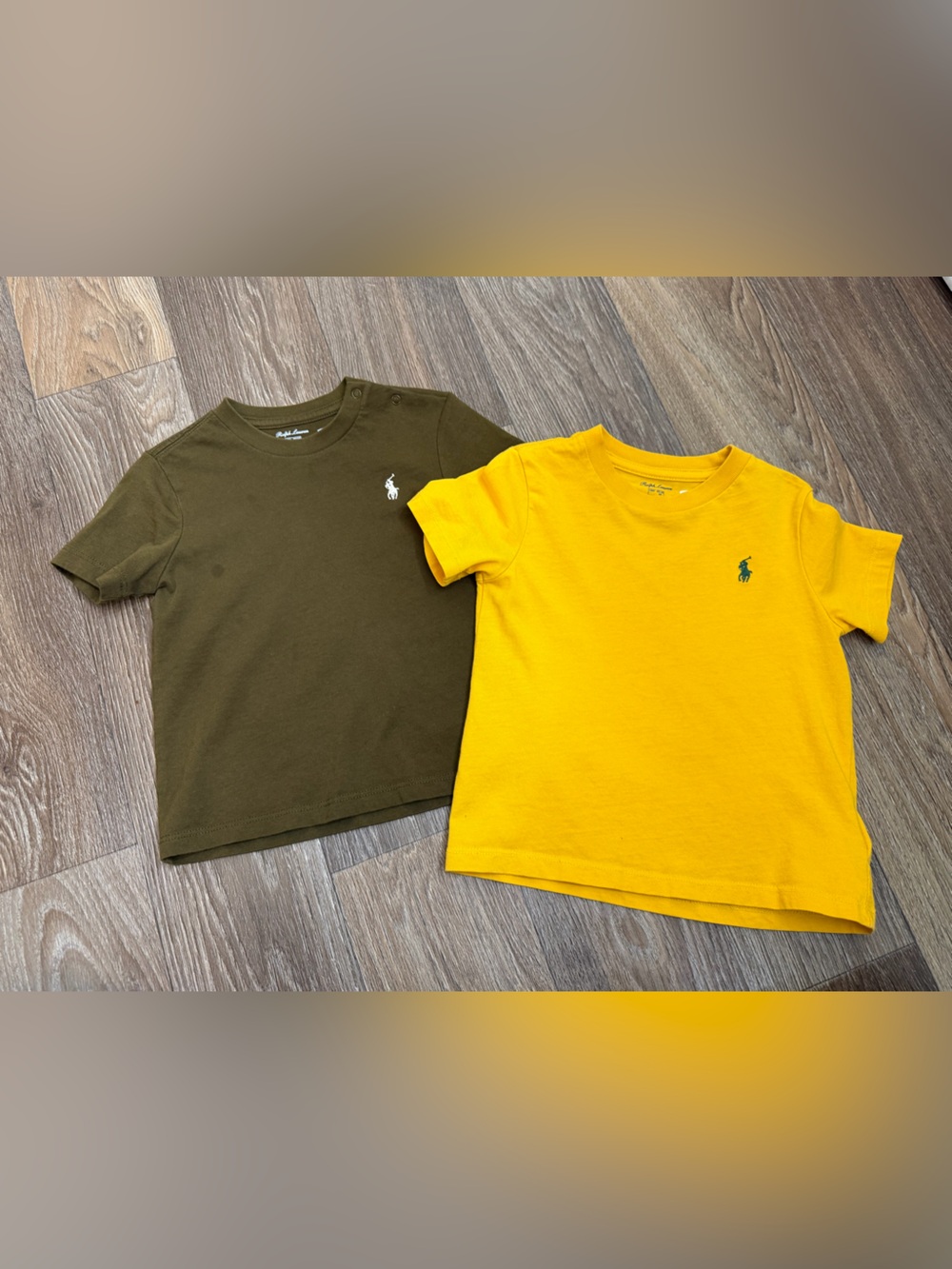 Polo by Ralph Lauren Kids Short-Sleeve Tees - Olive & Yellow